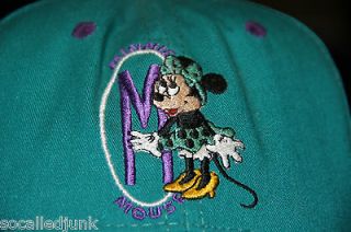 Vintage Multicolored Original Disney Minnie Mouse Snap Back Hat