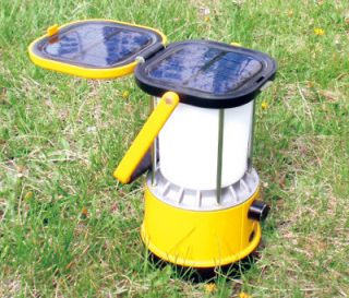 Solar powered ultra bright LED camping lantern light with USB charge 