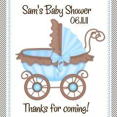 baby shower favor tags in Favors