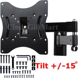   LED LCD Tilt Swivel Arm TV Wall Mount 23 24 26 27 30 32 36 37 1XE