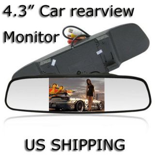 Inch Color Digital TFT LCD Screen Car Rear View Mirror monitor