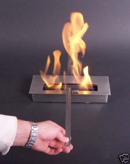Gel Fuel or Ethanol Burner Fireplace Insert NEW Big Flame SS430 13.5 
