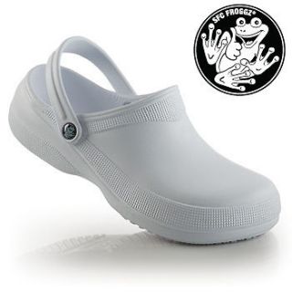 SFC Shoes for Crews Froggz Pro White Unisex 5001 Sz 9 Mens 11 Womens 