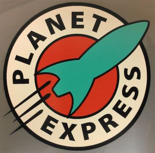 PLANET EXPRESS futurama logo sticker decal