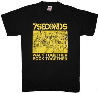 SECONDS T SHIRT tank minor threat straight edge youth of today black 
