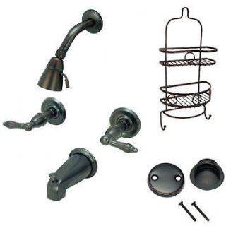 Oil Rubbed Bronze Tub / Shower Combo Faucet w/ Options