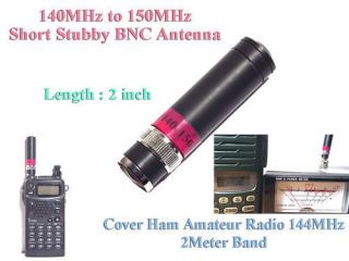 Stubby Ham Amateur Radio 2 meter band 144MHz Short BNC Antenna