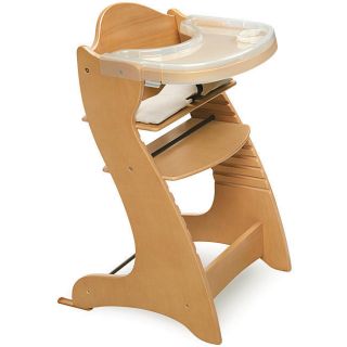 Badger Basket Embassy Wooden High Chair in Na   Embassy Wood High 