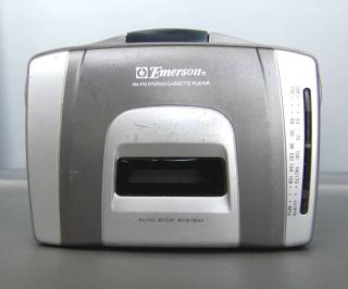Vintage EMERSON WALKMAN AM/FM Stereo Cassette Player Model EW96B