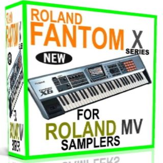 ROLAND FANTOM X SAMPLES ROLAND MV8800 MV8000 MV 8800 MV 8000 Sounds 15 