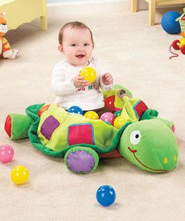 New Plush Turtle Ball Pit Interactive Turtle Shell 6 months   3 years 