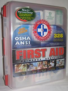 First Aid Complete Care Kit   Meets OSHA & ANSI Guidelines 326 pieces