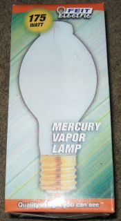 FEIT ELECTRIC   175 Watt Bulb for a Mercury Vapor Lamp, New in box