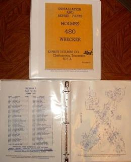 1969 Ernest Holmes Wrecker 480 tow truck Servic Manual