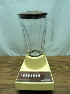 Vintage Hamilton Beach Gold 7 Speed Blender Food Processor Model 