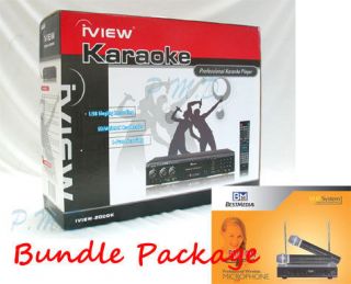 2012 iView 2000K II MIDI Karaoke Player USB Recording + Dual Wireless 