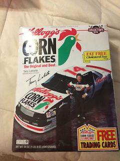 VINTAGE 1991 KELLOG’S CORN FLAKES NASCAR TERRY LABONTE RACING CEREAL 