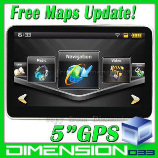 GPS Navigation 2010 Map/MP4/POI/TT​S/SpeedCam/CE 5
