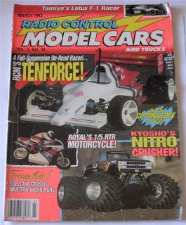 RC Radio Control Model Cars and Trucks March 1992 RCMS Tenforce 