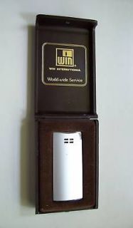 NICE VINTAGE WIN ALUMINUM LIGHTER with BOX