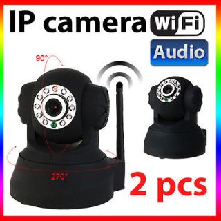 2X PCS Wireless WIFI IP Security Camera Webcam Night Vision 11 LED IR 