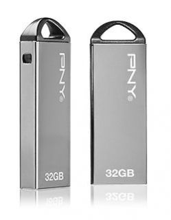 PNY 64GB Micro Metal Attache USB 2.0 Flash Drive