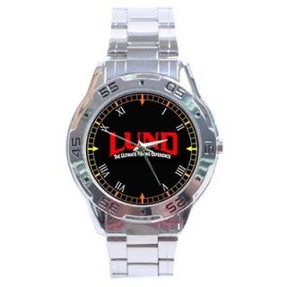 NEW Lund Boats CUSTOMIZE STAINLESS STEEL MENS WATCH