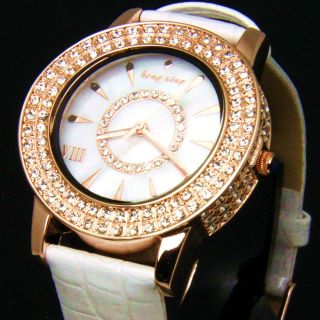 Pearl master Crystal Women Rose Gold / Silver Watch [5 Colour Options 