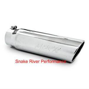 MBRP STAINLESS STEEL DIESEL EXHAUST TIP 4 INLET ANGLED ROLLED 5 OUT 
