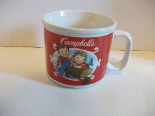 Campbells Soup Mug ~ Country Kids Farming Tomatos
