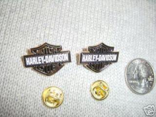 HD harley davidson bar & shield vest hat lapel pin XL