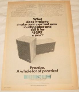 vintage klh speakers in Vintage Speakers