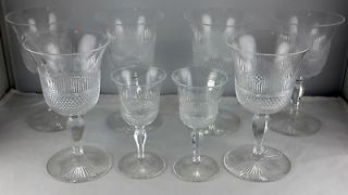 antique crystal glassware in Glassware