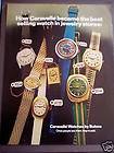 1972 Caravelle Watches by Bulova Vintage Watch Ad