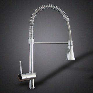 NEW 22 Industrial Kitchen Bar Sink Faucet Spring Dual Spray 