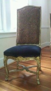 Set of 8 Antique French Provincial Dining Chairs