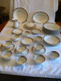 Antique W.H. Grindley VICTORY Pattern Partial China Set England LOT 49 