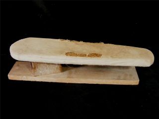 Old Shabby Worn Small Primitive Wooden Tabletop Ironing Board PRIM 