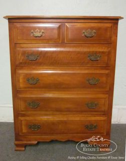 Cushman Colonial Solid Rock Maple Tall Chest