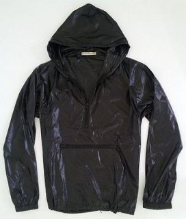   Black Nylon Hooded Jacket for Men, Medium, Anorak, Nicolas Ghesquiere
