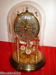 Vintage Linden Anniversary Clock made in W. Germany & has Swarovski 