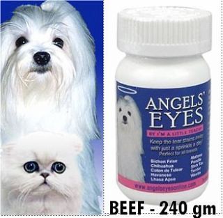 Angels Eyes Stain Free Eyes for Dog Cat Beef 240 gram