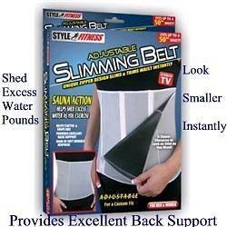 SLIMMING BELT Slim Away SLIM INSTANTLY + Sauna Action + BACK SUPPORT 