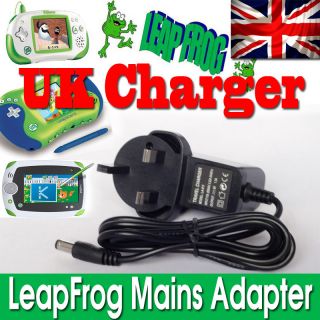 UK Wall Charger LeapFrog 9V LeapPad,Leapster Explorer Learning Tablet 