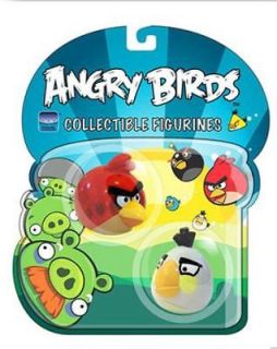 ANGRY BIRDS Red and White Birds Collectible FIGURINES Figures