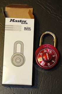 Master lock, Red Lock, New in box
