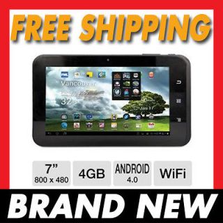 Mach Speed Trio Stealth Pro 7C Internet Tablet Android 4.0 Multi Touch 