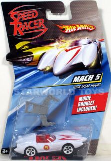 Hot Wheels Speed Racer 164 MACH 5 with Spear Hooks with MOVIE 