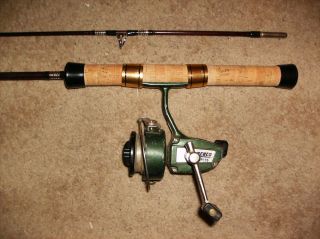 Zebco XRL15 ultralite reel + Wright McGill rod made from blank   new