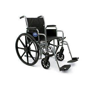 Medline Excel K1   20 Inch Extra Wide Wheelchairs (MDS806400EE)